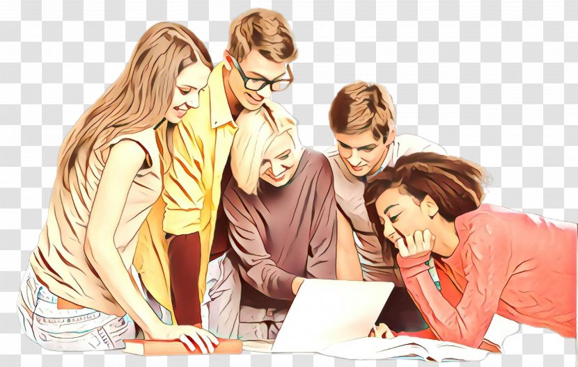 Youth Cartoon Fun Learning Conversation - Student Leisure Transparent PNG