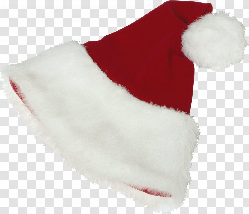 Hat Cap Santa Claus Headgear - Fur Transparent PNG