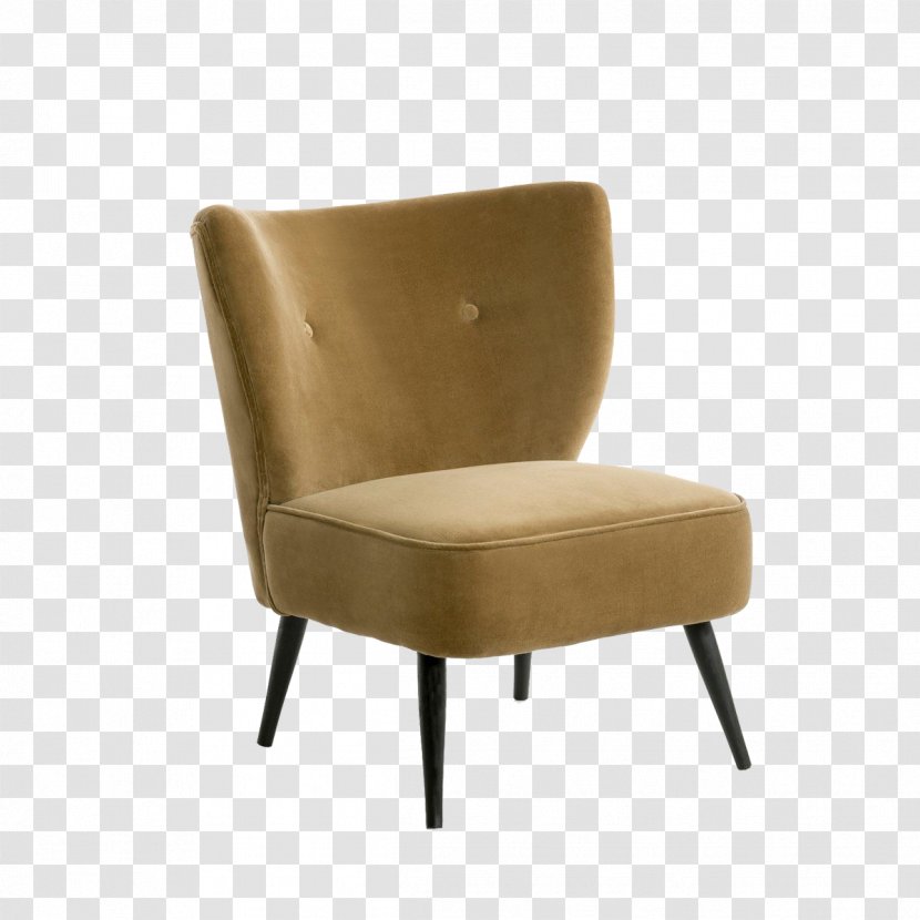 Chair Fauteuil Cotton Velvet Table Transparent PNG