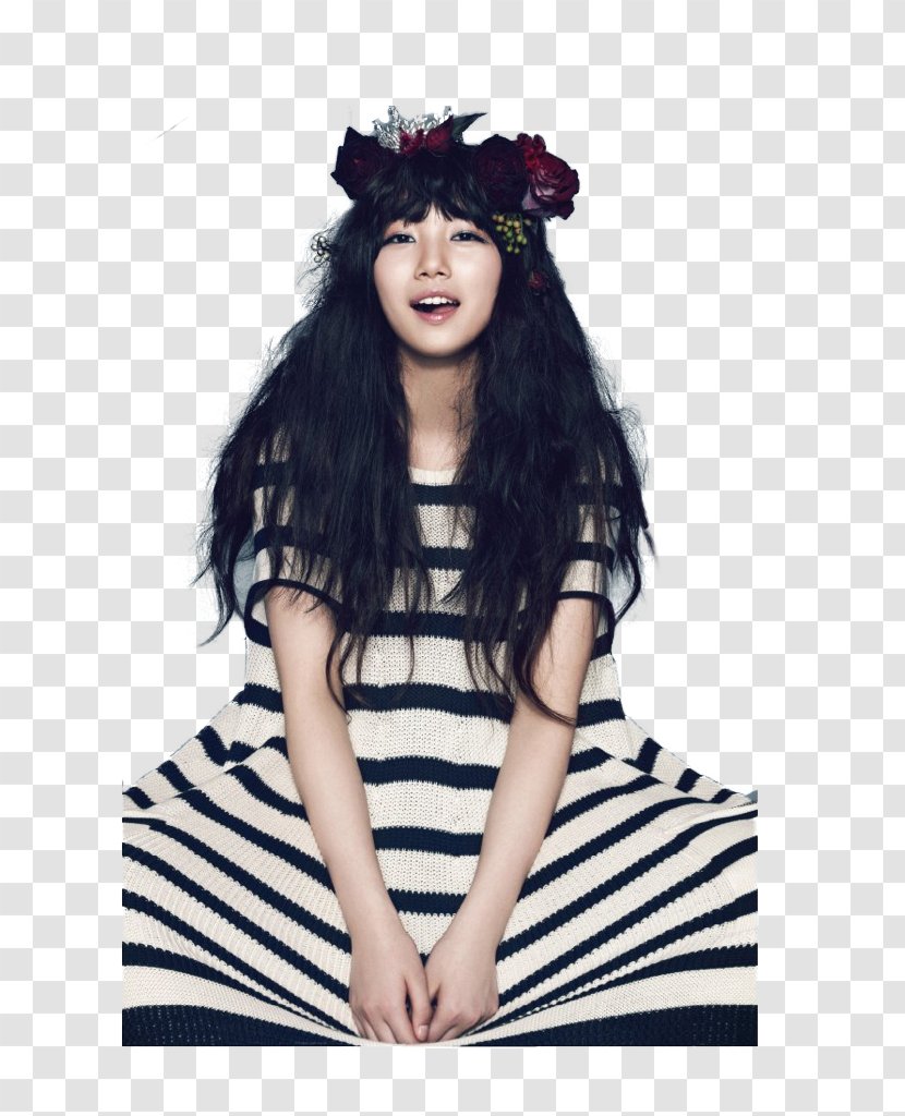 Bae Suzy Miss A K-pop - Long Hair - Salt Transparent PNG