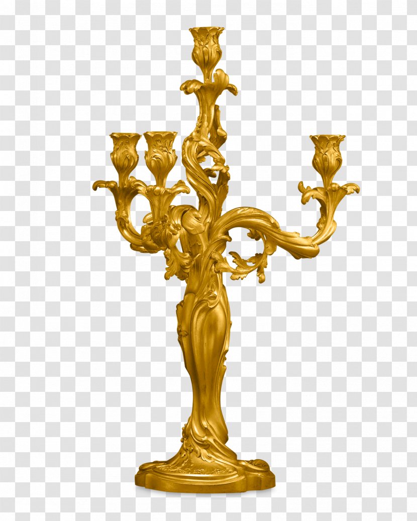 Brass 01504 Bronze Candlestick - Candle Holder Transparent PNG