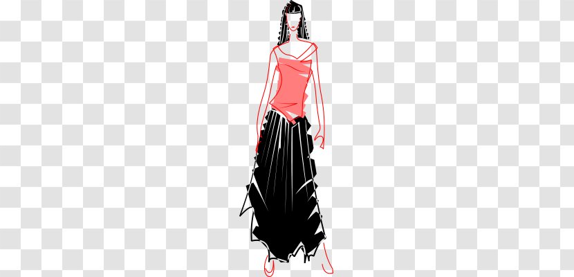 New York Fashion Week Design Sketch - Women Transparent PNG