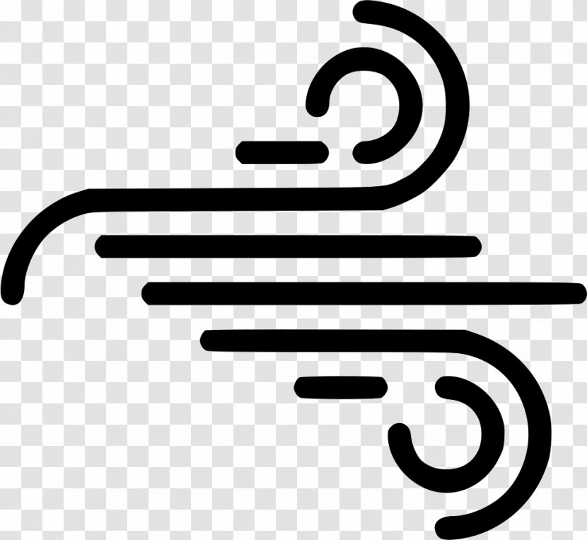Wind Meteorology Air Conditioning Clip Art Black And White Transparent Png