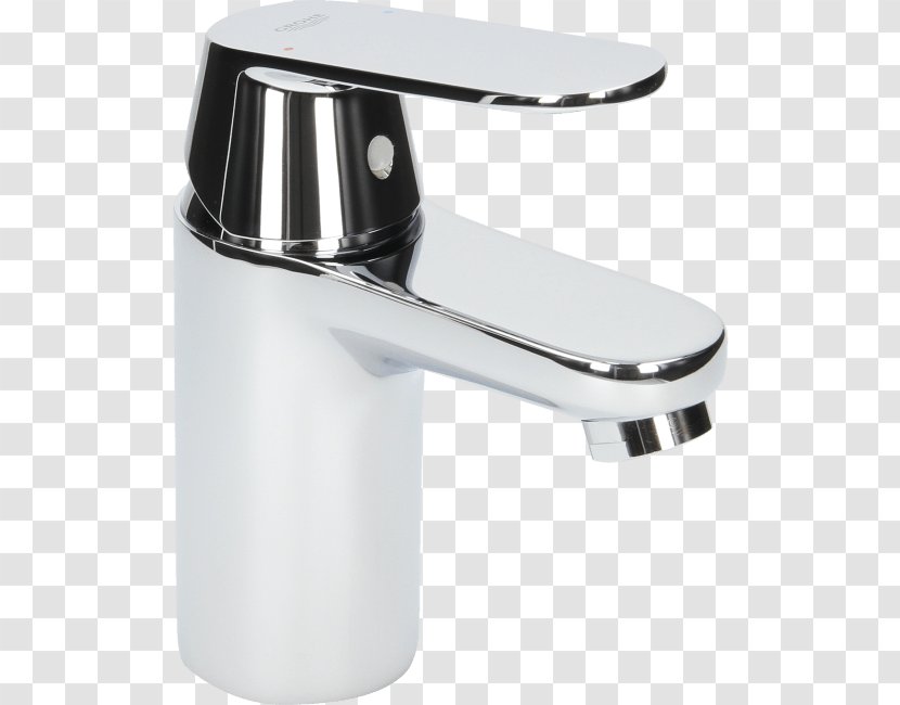 Faucet Handles & Controls Grohe Eurosmart Basin Mixer Tap Mono Sink 32467001 High Pressure Single Lever - Plumbing Fixture Transparent PNG