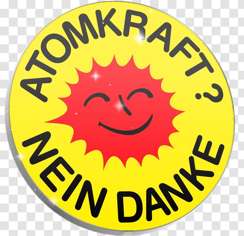 Nuclear Power Smiling Sun Chernobyl Disaster Fukushima Daiichi Organisationen Til Oplysning Om Atomkraft - Weapon - Danke Transparent PNG