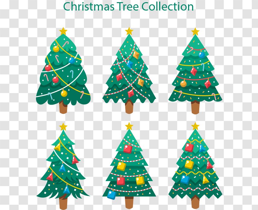 Christmas Tree Ornament Fir - And Holiday Season - Six Transparent PNG