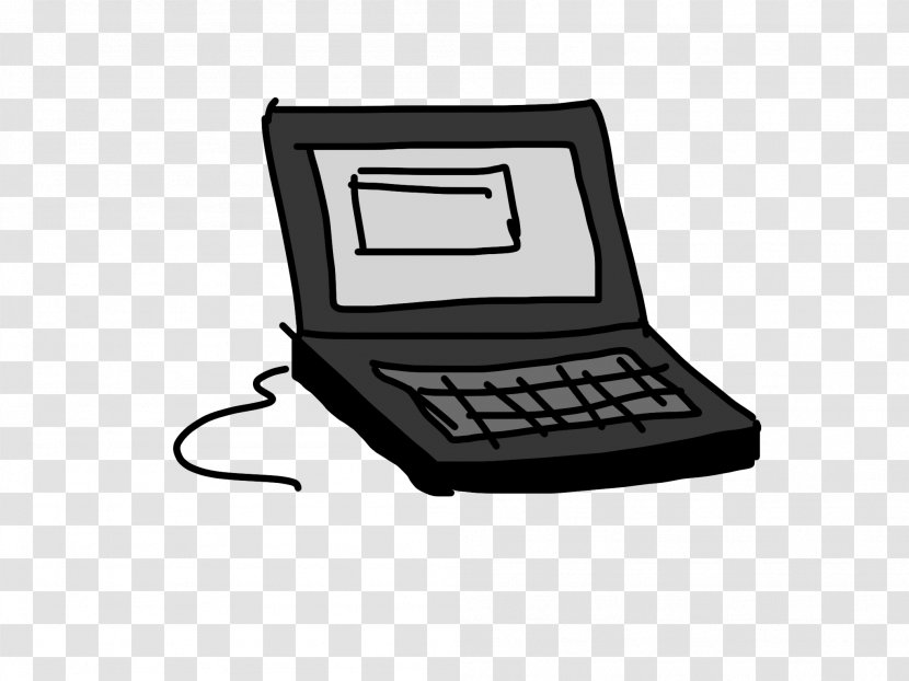 Laptop Drawing Computer Keyboard - Communication - Computers Transparent PNG