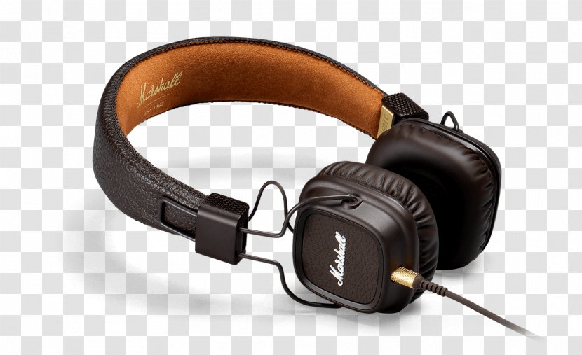 Marshall Major II Headphones Audio Loudspeaker - Inear Transparent PNG