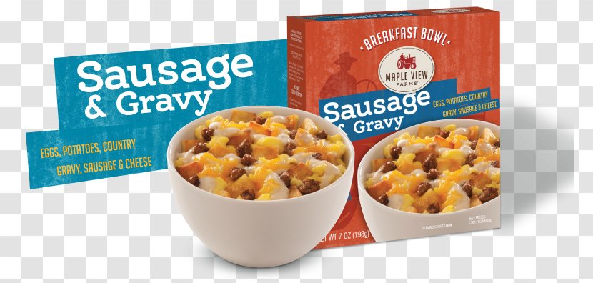 Breakfast Cereal Flavor Recipe Dish - Sausage Gravy Transparent PNG