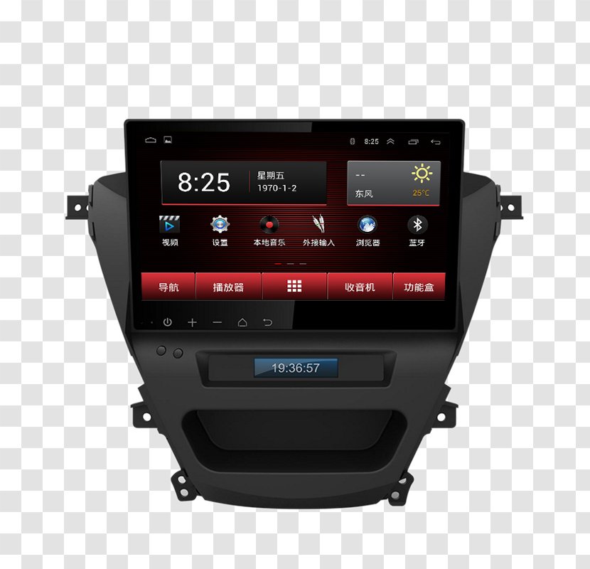 2016 Hyundai Elantra 2012 2014 Car - Brand - Smart Touch Screen DVD Navigation Transparent PNG