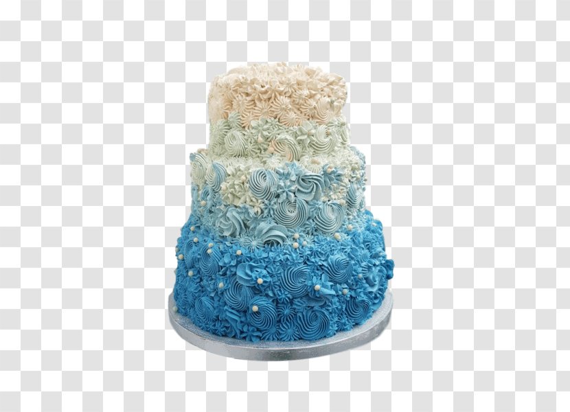 Wedding Cake Decorating Macaron - Blue Transparent PNG