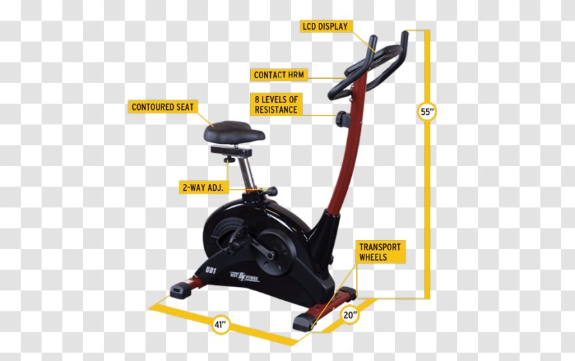 Exercise Bikes Physical Fitness Best Recumbent Bike BFRB1 Equipment - Machine - Troy Weight Plates Transparent PNG