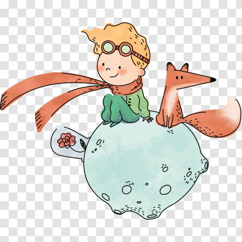 The Little Prince Drawing Child Sticker Text - Fictional Character Transparent PNG