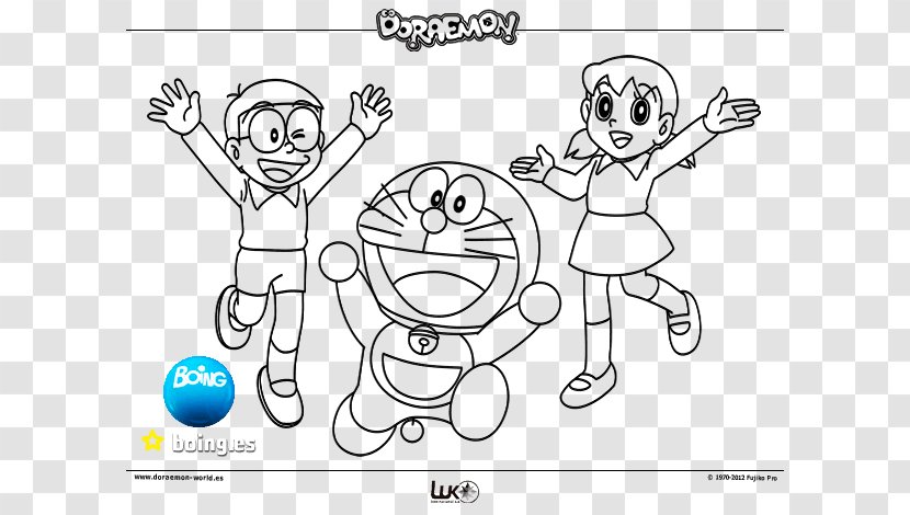 Shizuka Minamoto Nobita Nobi Drawing Doraemon Coloring Book - Cartoon - Peppa Pig Y Los Reyes Magos Transparent PNG