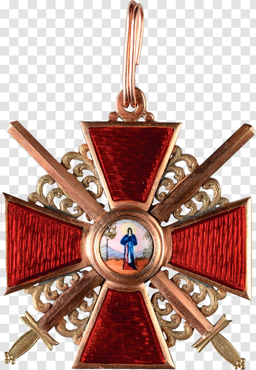 Russian Empire Order Of Saint Anna Jewellery - Medal Transparent PNG