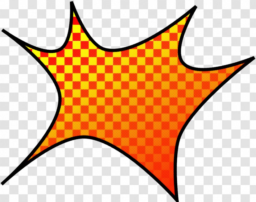 Cartoon Explosion - Comics - Orange Animation Transparent PNG