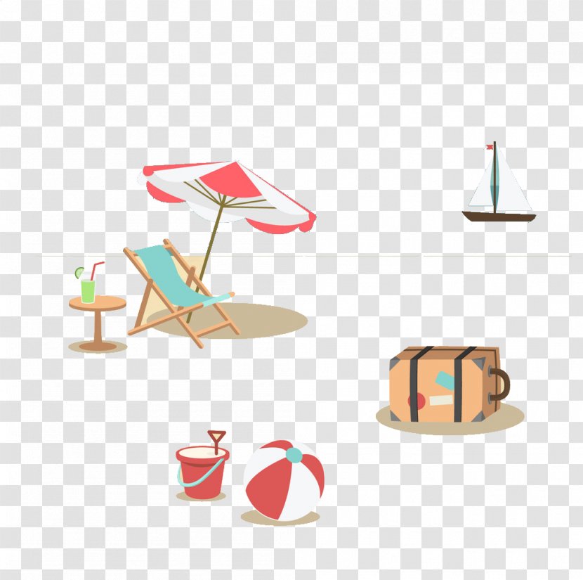 Beach Adobe Illustrator Transparent PNG