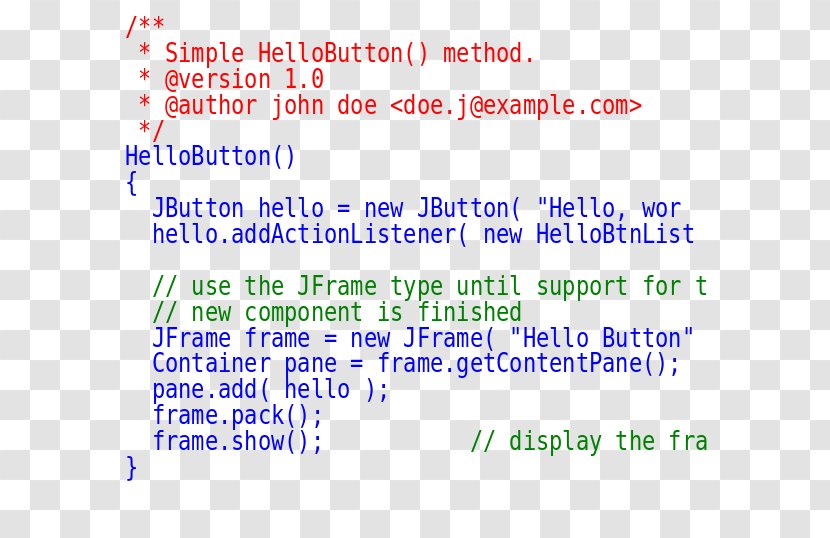 Computer Programming Source Code - Java Transparent PNG