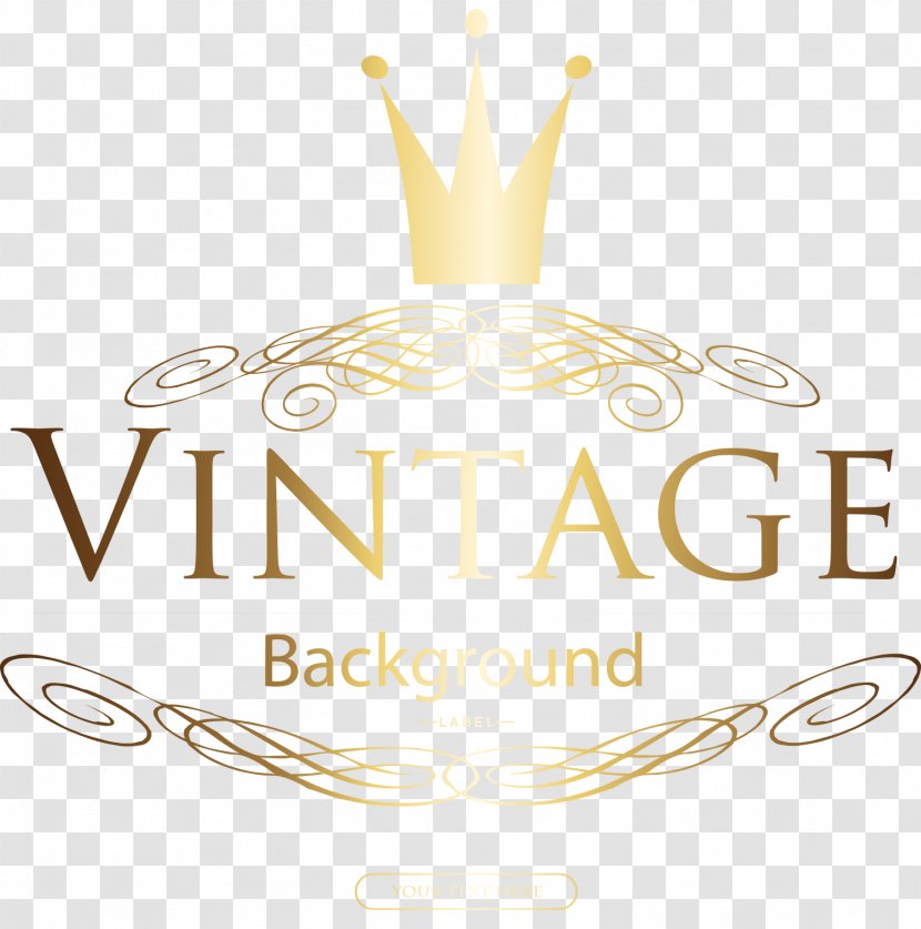 Logo - Photography - Crown Gold Label Vector Transparent PNG