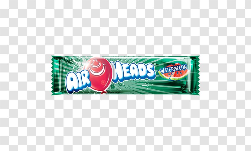 Taffy AirHeads United States Chocolate Bar Candy - Watermelon - Sweet Melon Transparent PNG
