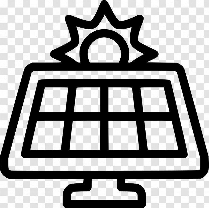 Solar Panels Power Energy Icon Design - Symbol - Text Transparent PNG