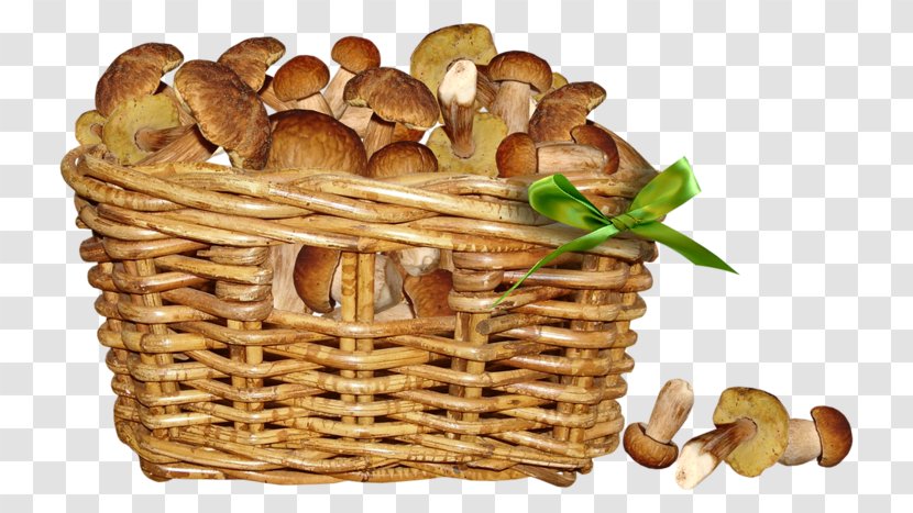 Mushroom Fungus Penny Bun Image - Basket Transparent PNG