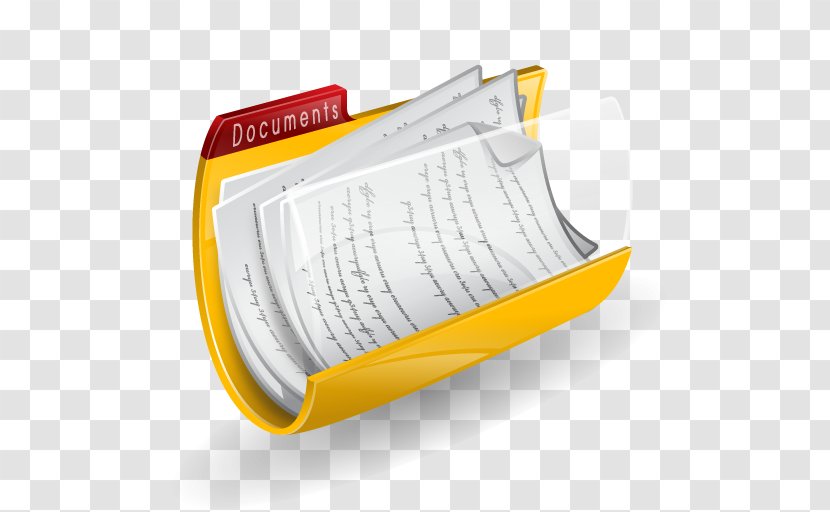 Document Directory - Yellow - Information Technology Transparent PNG