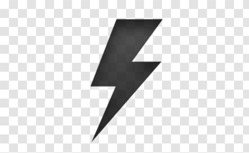 Lightning Drawing Clip Art - Black Transparent PNG