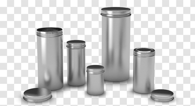 Aluminum Can Tin Aluminium Container Screw Cap - Metal - Tuba Transparent PNG