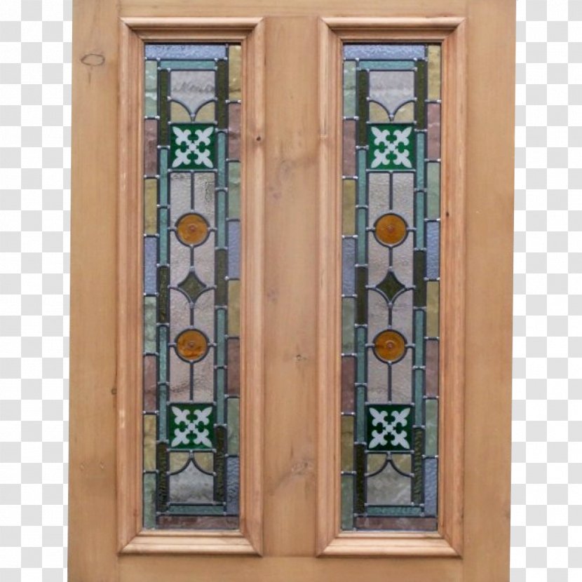 Stained Glass Window Door Handle - Display Panels Transparent PNG