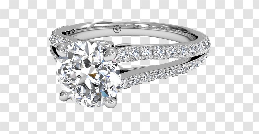 Engagement Ring Wedding Diamond Carat - Silver - Extra Large Rings Transparent PNG