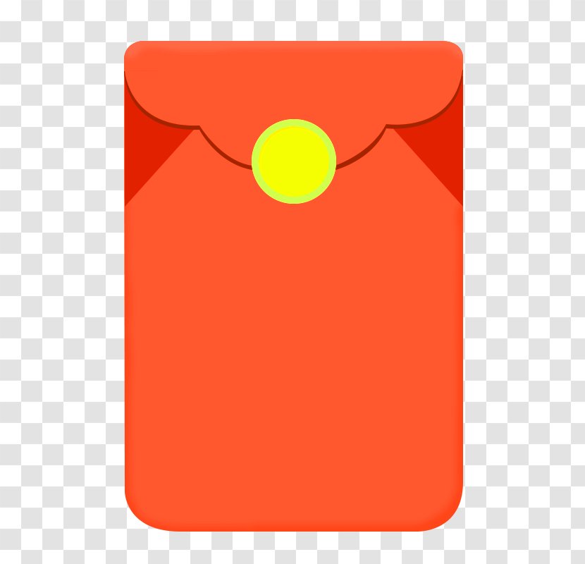 Red Envelope Clip Art - Orange - Simple Decoration Pattern Transparent PNG