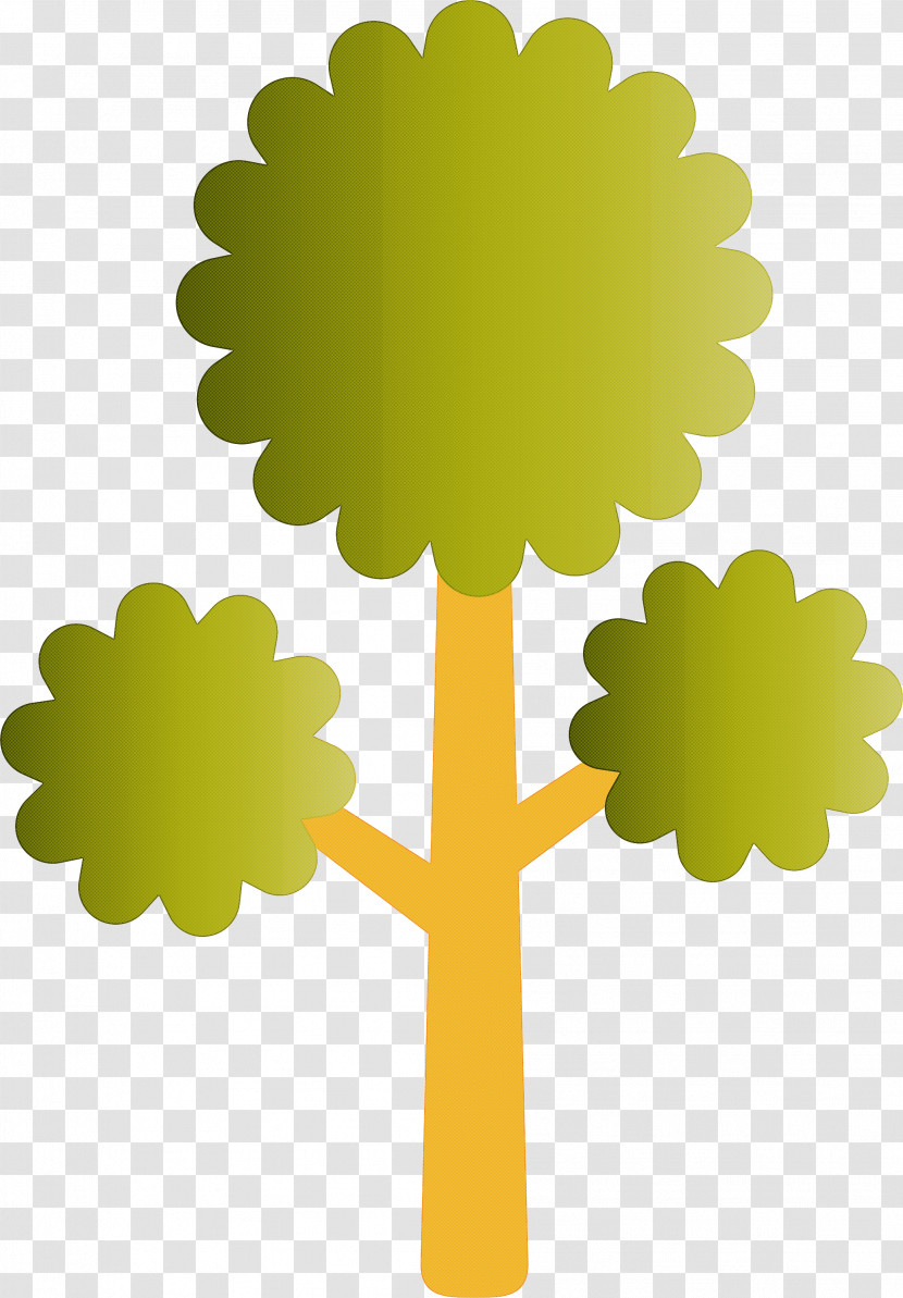Green Leaf Symbol Tree Plant Transparent PNG