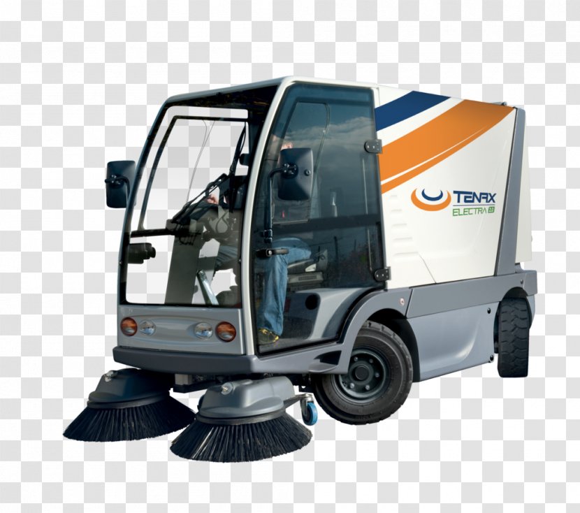Street Sweeper Machine Floor Scrubber Industry Municipal Solid Waste - Automotive Wheel System - Technology Transparent PNG
