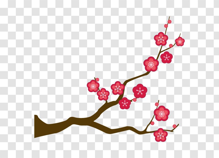 Plum Blossom UMENOHANA CO., LTD. Illustration Reiwa Period - Cherry Transparent PNG