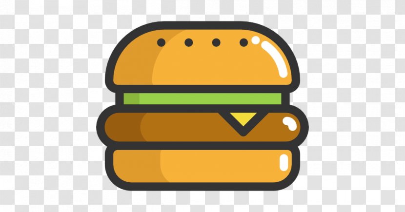 Hamburger Button Fast Food Junk - Yellow Transparent PNG