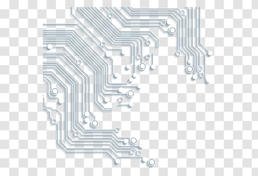 Printed Circuit Board - Structure - Science And Technology Shading Transparent PNG
