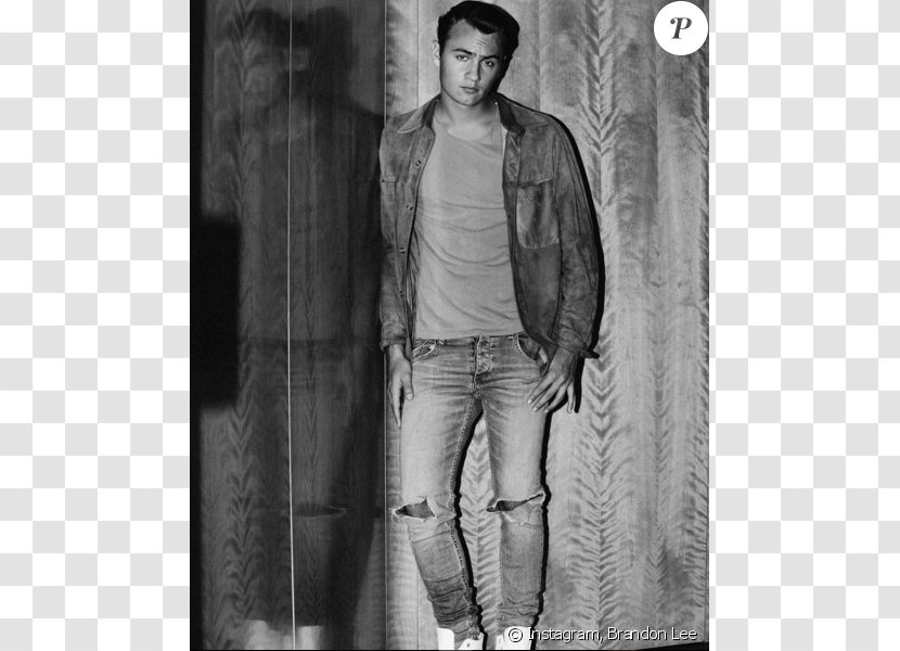 Model Actor Black And White - Sleeve Transparent PNG