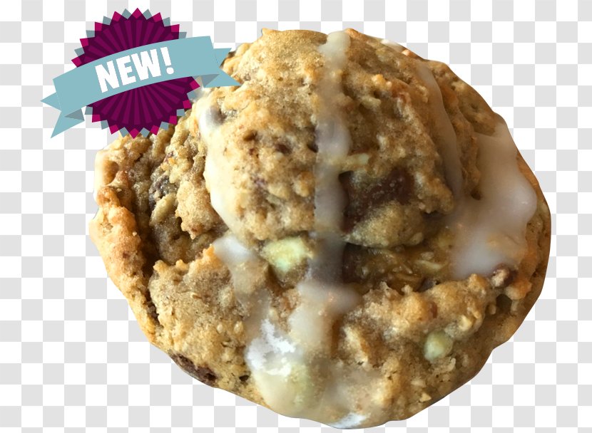 Oatmeal Raisin Cookies Peanut Butter Cookie Chocolate Chip Anzac Biscuit Dough - Mint Transparent PNG