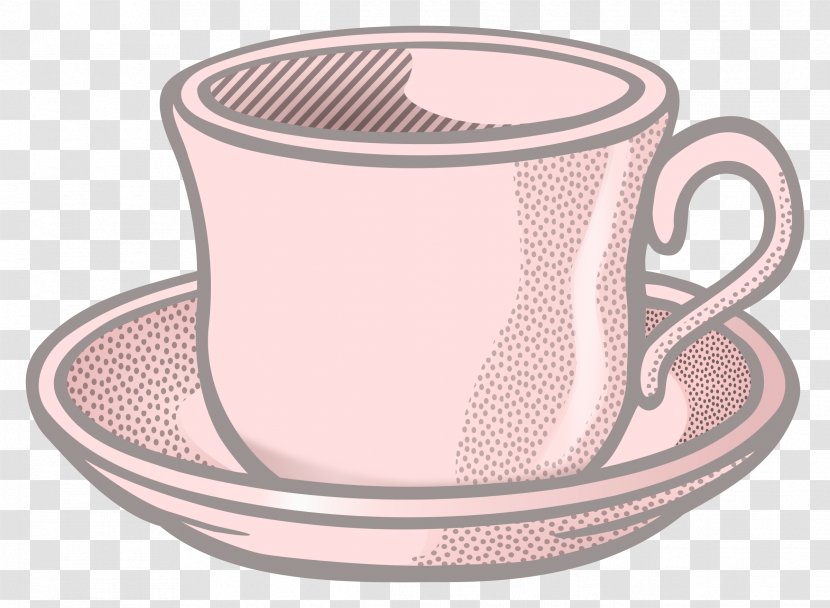 Coffee Cup Teacup Saucer - Drawing - Tea Transparent PNG