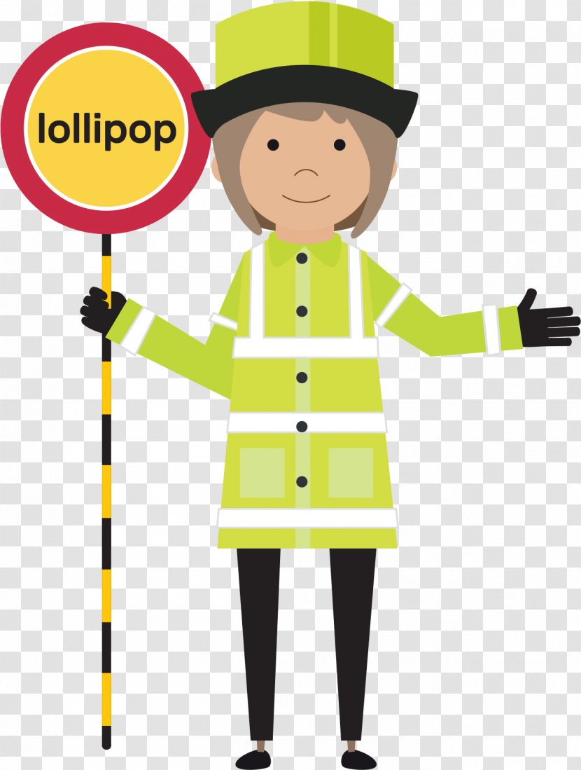 Lollipop Cartoon - Child Junior Safety Patrol Transparent PNG