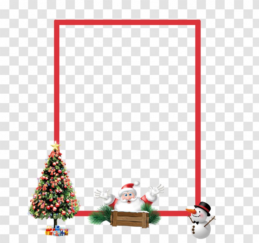 Christmas Tree Ornament - Decorative Frame Material Transparent PNG