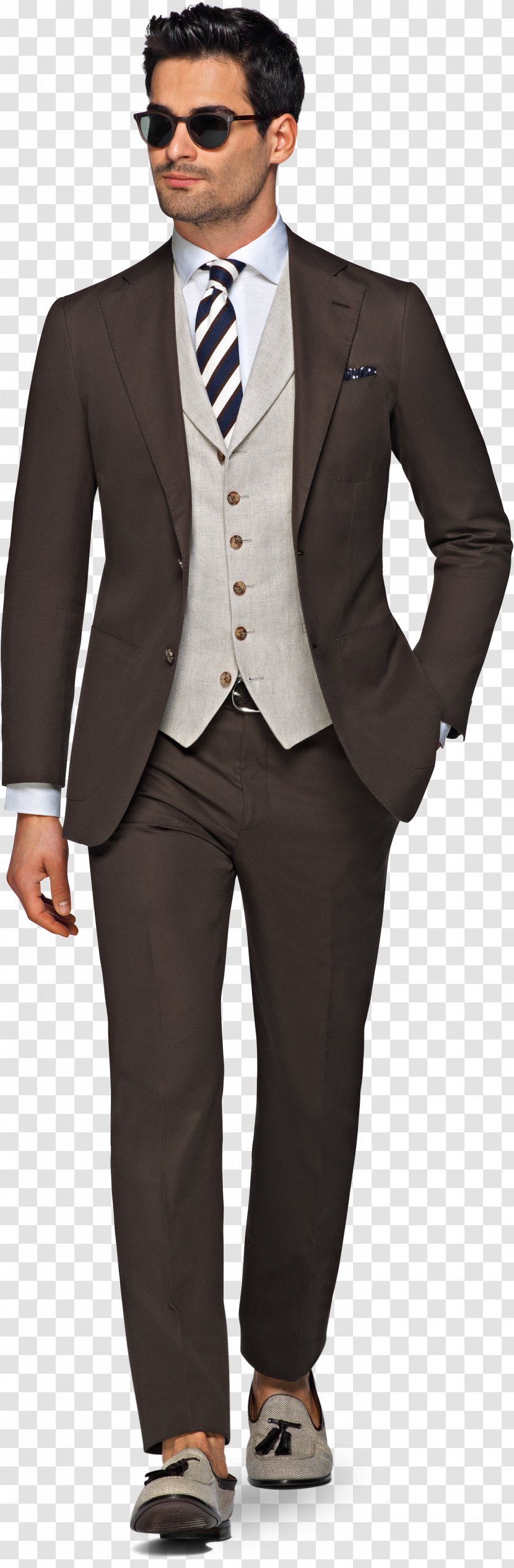 Leather Jacket Suitsupply Tuxedo - Suit - Havana Brown Transparent PNG