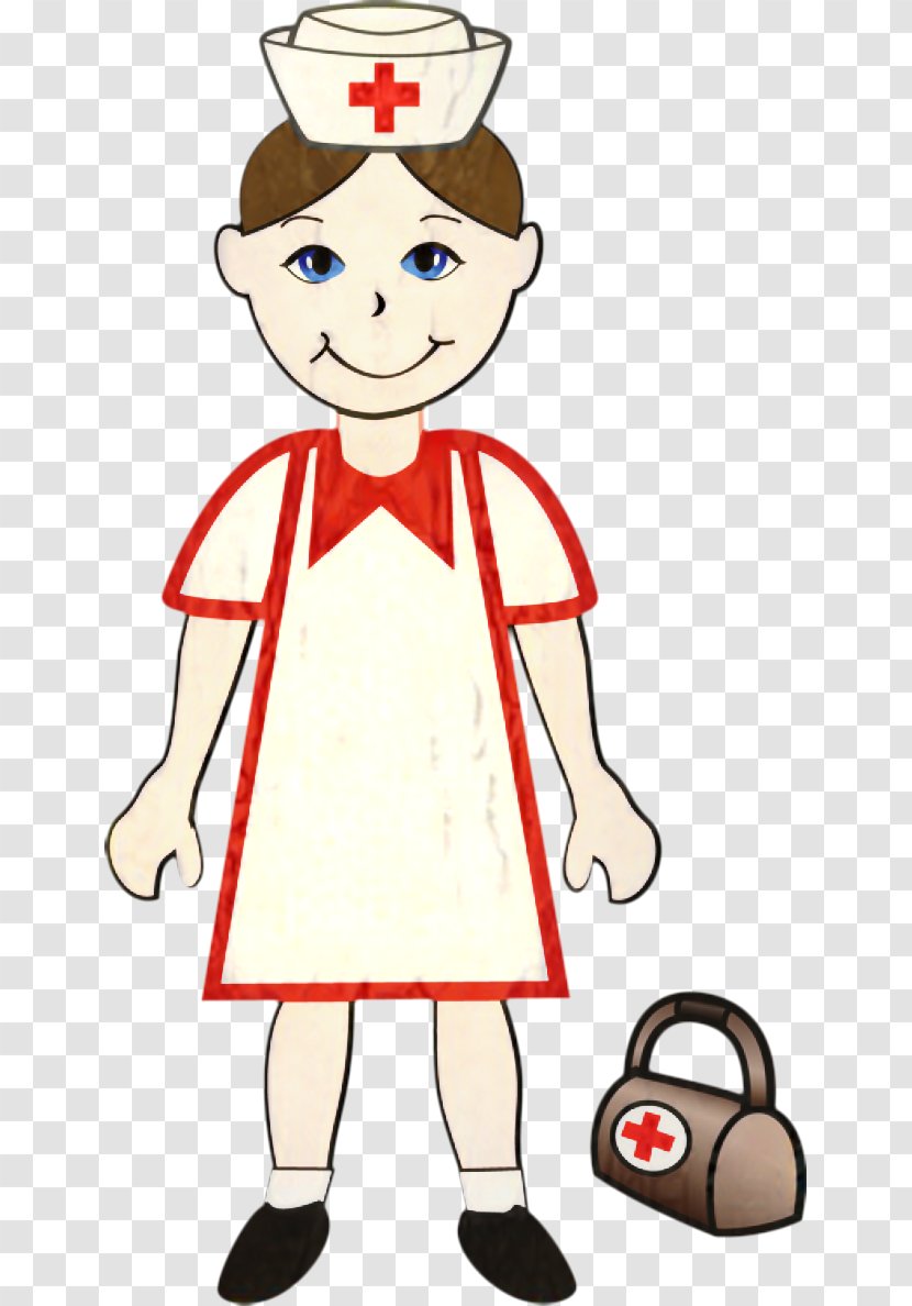 Nurse Cartoon - Student - Pleased Smile Transparent PNG