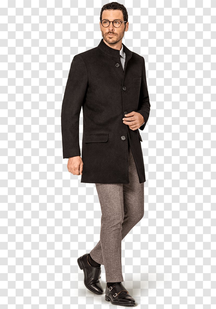 Overcoat Hoodie Clothing Jacket - Suit Transparent PNG