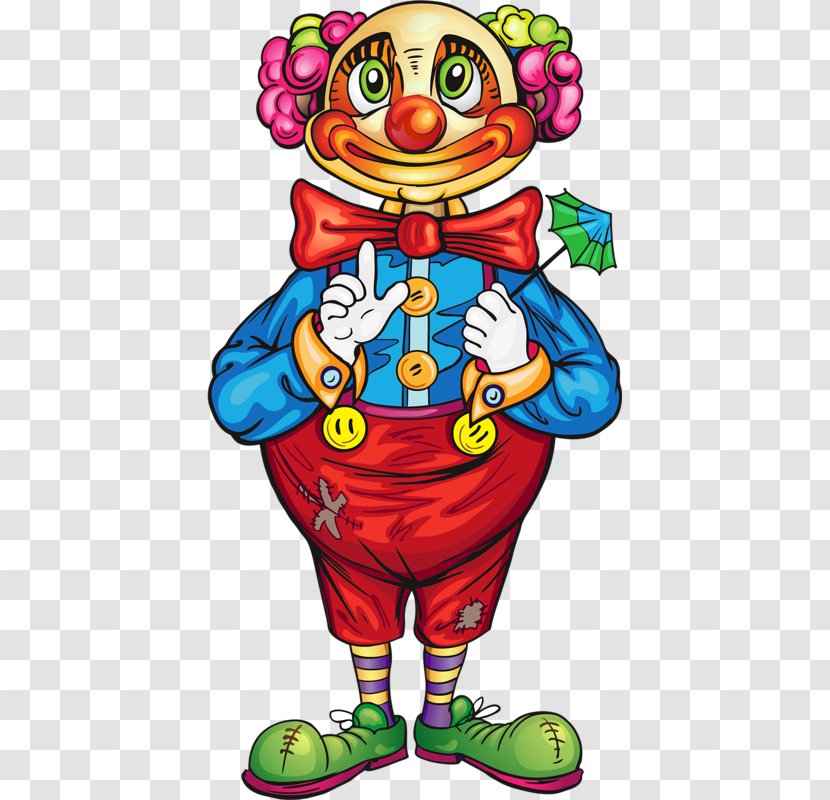 Clown Illustration - Royaltyfree - Hand-painted Transparent PNG