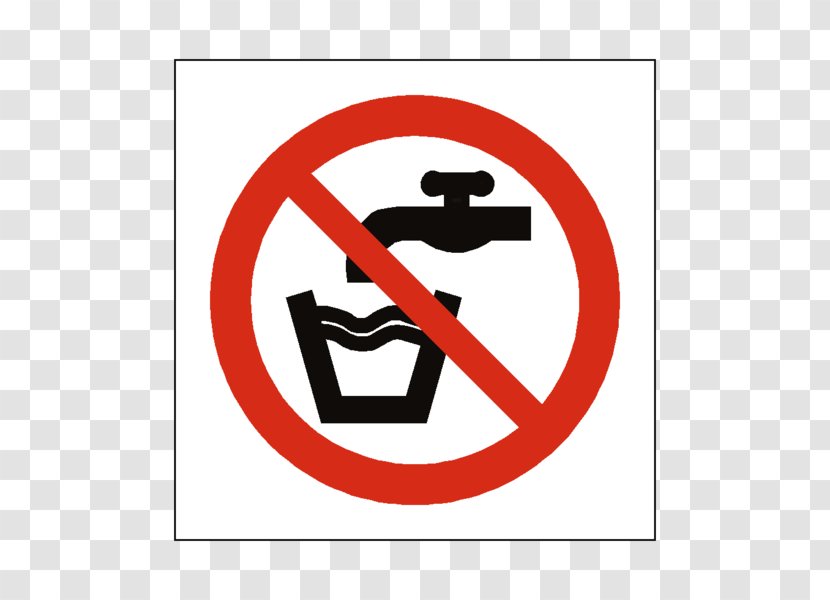 Drinking Water Reclaimed Sign - Risk - Drink Transparent PNG