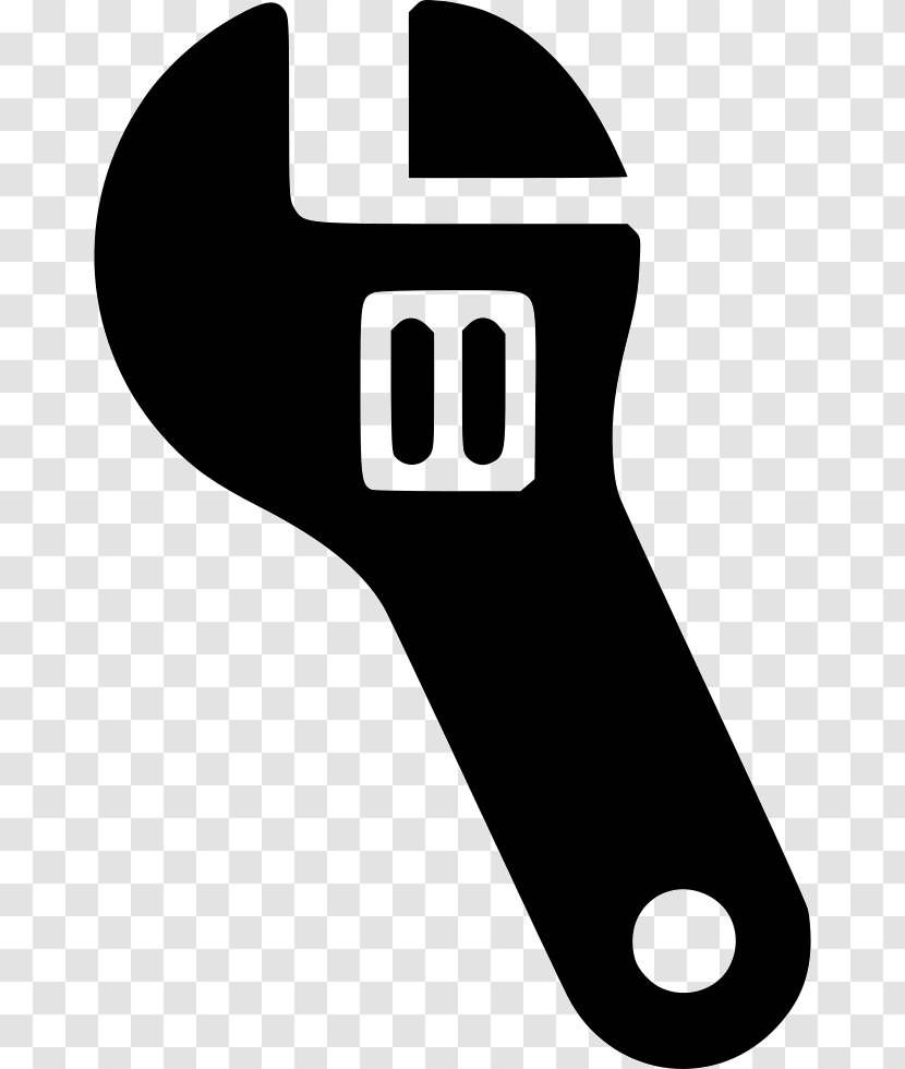 Product Design Clip Art Line - Black And White - Monkey Wrench Icon Transparent PNG