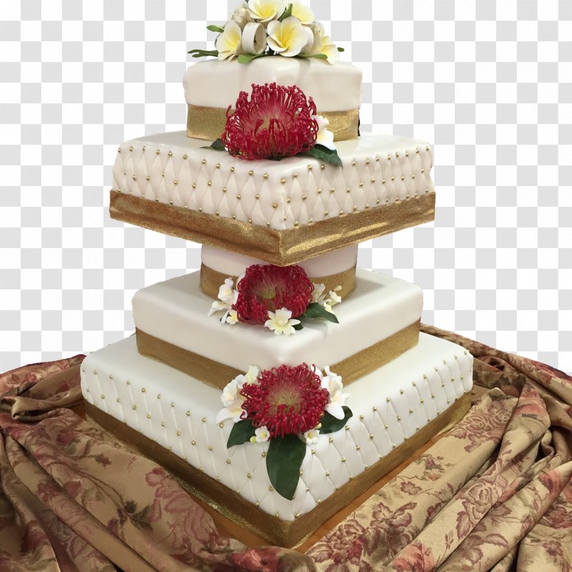 Wedding Cake Buttercream Torte Danish Pastry Decorating - Sugar Transparent PNG