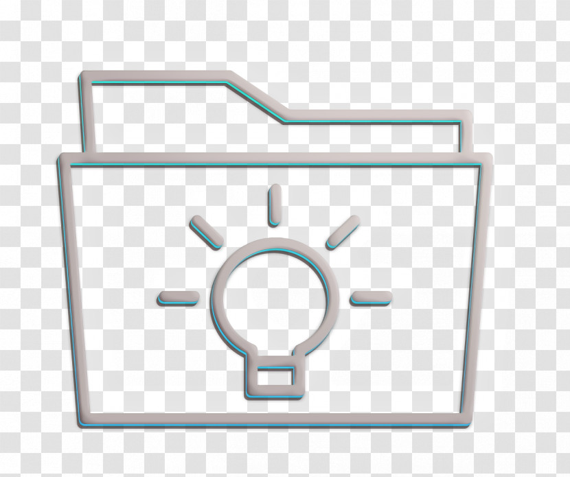 Creative Icon Files And Folders Icon Idea Icon Transparent PNG